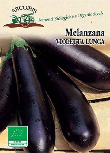 Auberginefrö av sorten MELANZANA VIOLETTA LUNGA