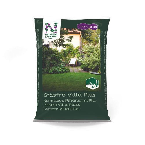 Gräsfrö Villa Plus 3 kgs i förpackning