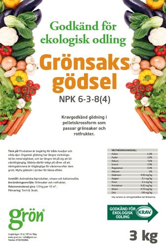 Ekologisk gödsel trädgård