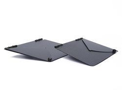 Blacklight Carbon Fibre Side Flags Pair