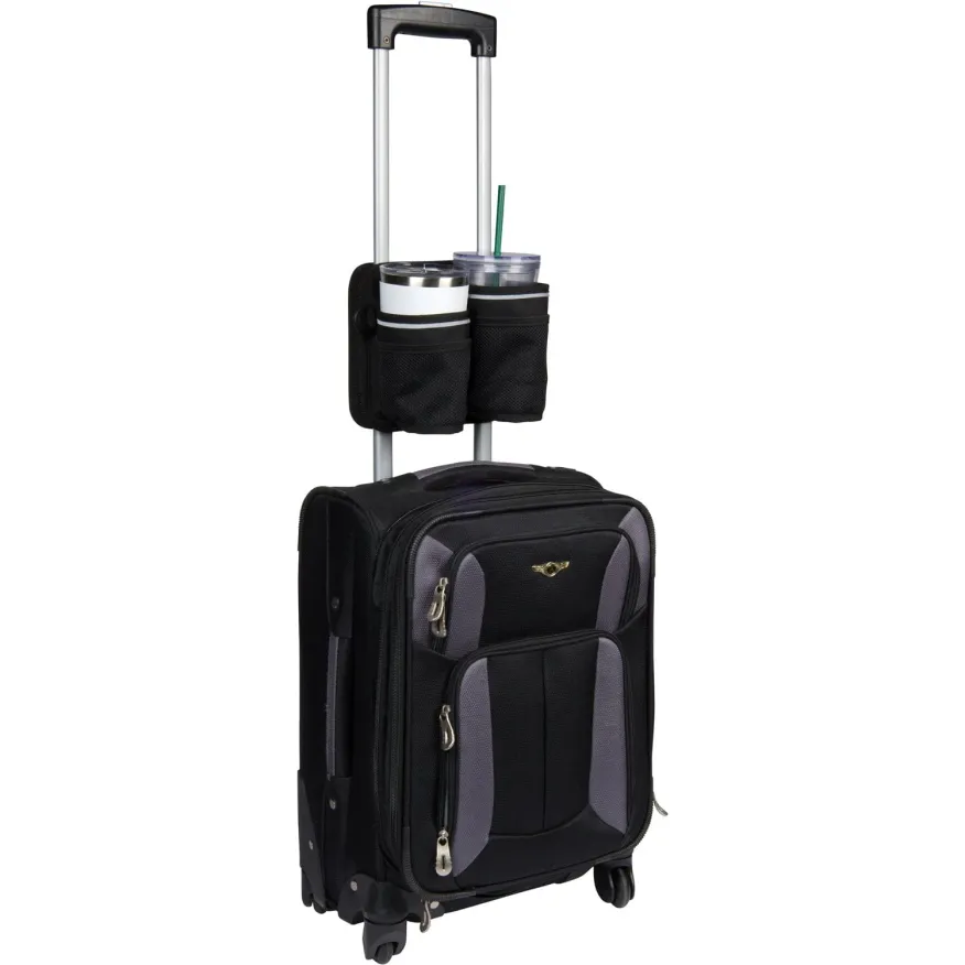 RoboCup Luggage Handle Dual Drink Holder