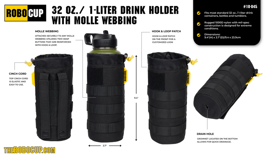 RoboCup 32 oz. / 1-Liter Drink Holder