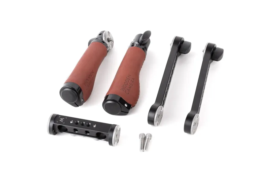  Rosette Handle Kit (Brown Leather)