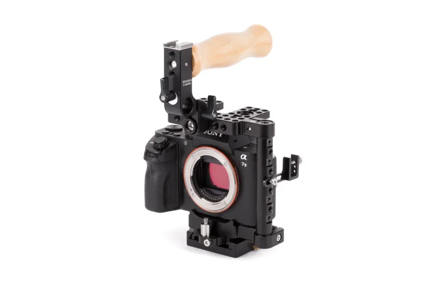 Unified DSLR Cage (Small) with Wood Grip