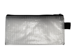  Mesh Zipper Bag 20x10cm - Black
