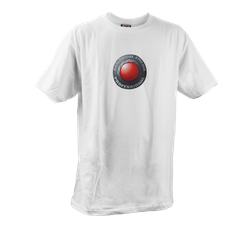 T-Shirt w/ M-Logo - Men - White - M