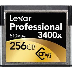 Lexar CFast 2.0 256GB 3400x 510MB/s