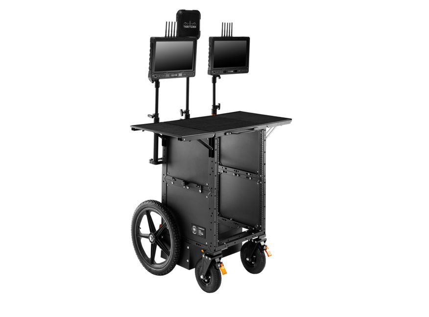 Twin Two-stage Risers With 2 Pro Monitor Mounts