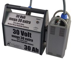 Battery Pack Mega Xtra 30 - Single - Grey with White trim