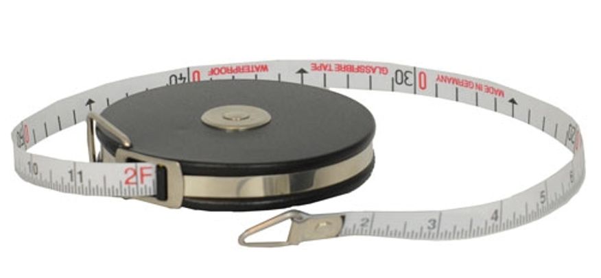 Tape Measure 10m cm/inch - White