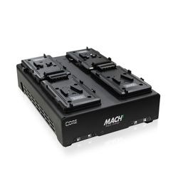Mach4 4-position Charger 4A V-mount