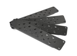 Integrated Threaded Rail Plates, 4 Pieces