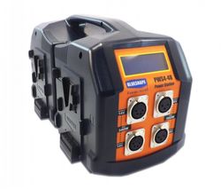 Power Station for 4 batteries, dual voltage 14V an