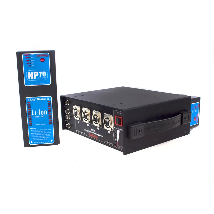 HW 6x NP1 Sockets - 4x XLR 4pin F, 4x Hirose 4pin