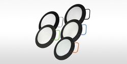 DROP-IN lens,  flood, large rectangle, green (500 mm / 19.7")