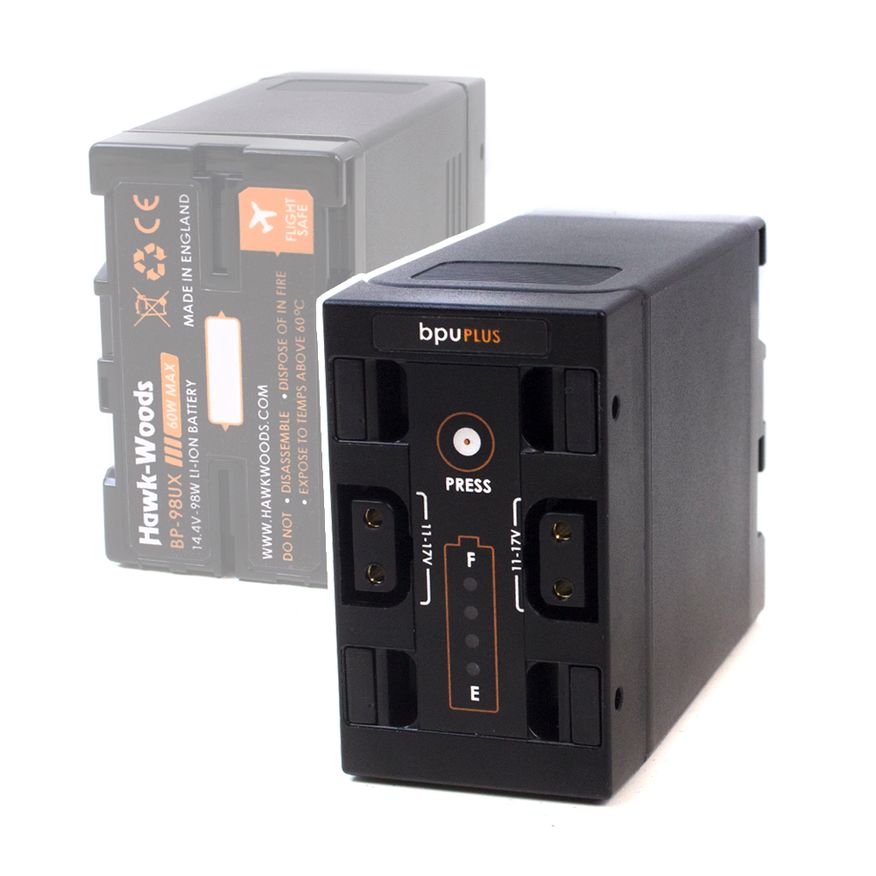 HW 14.4v 98W (5A Draw) &Ntilde; Sony BP-U Replace.
