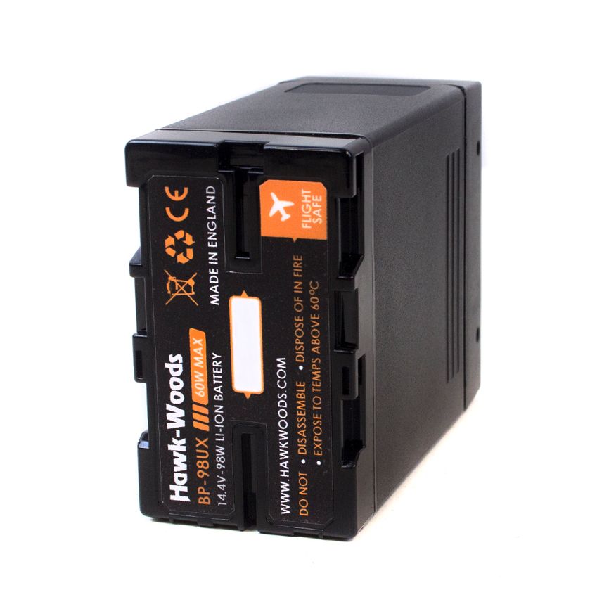 HW 14.4v 98W (5A Draw) &Ntilde; Sony BP-U Replace.
