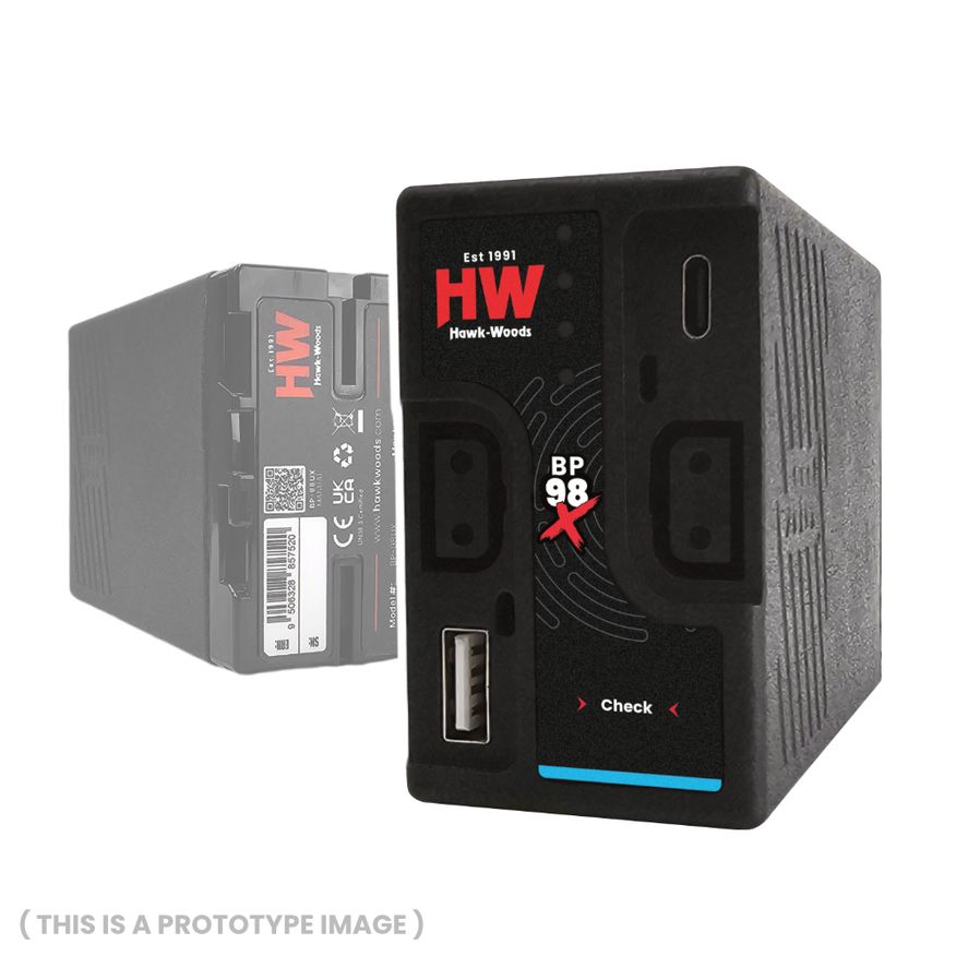 HW 14.4v 98W (10A Draw) &Ntilde; Sony BP-U Replace.