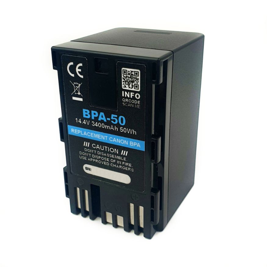 HW 14.4v 3400mAh 50Wh - Canon BPA replacement