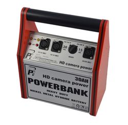 HD CameraPower 30 - Grey with Red trim