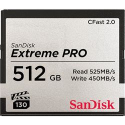 512GB Extreme PRO CFast 2.0 Memory Card 
