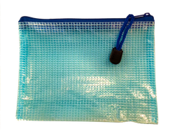 Mesh Bag A6 (16x12cm) - Blue/Blue