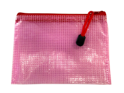 Mesh Bag A6 (16x12cm) - Red/Pink