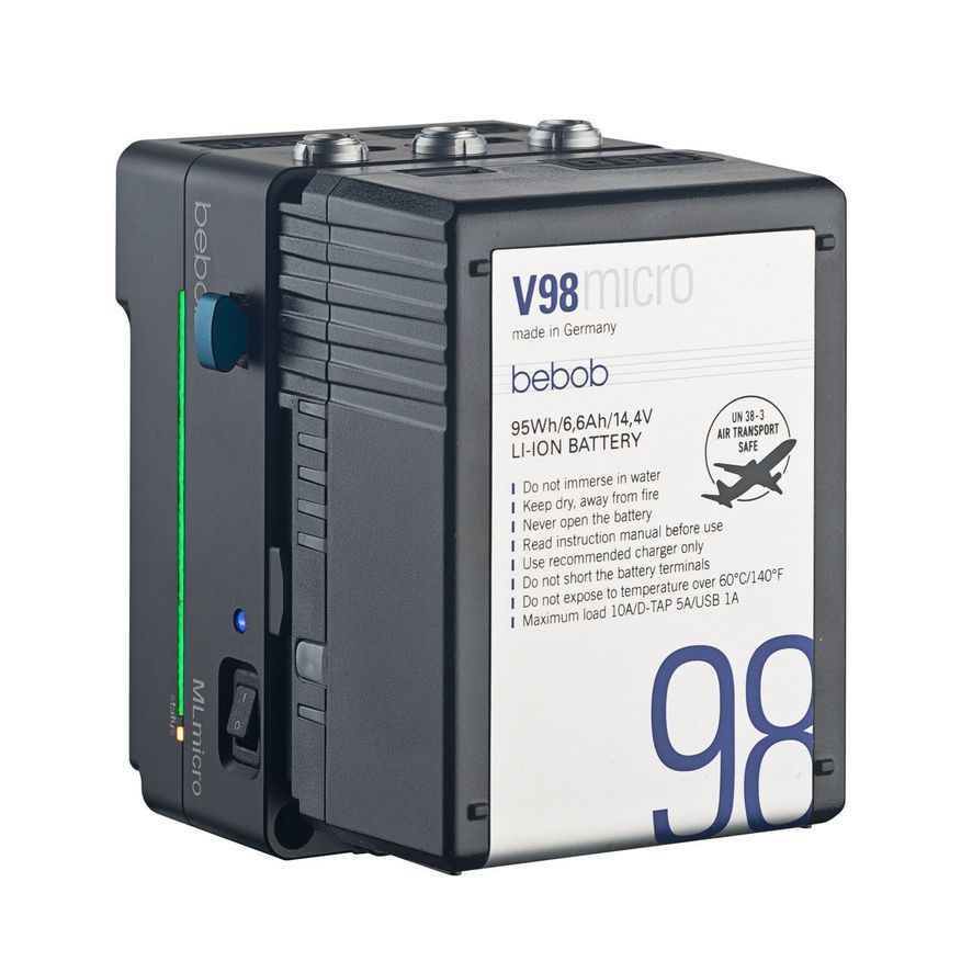 Bebob Micro V-mount Hotswap 14.4V/3Ah/43Wh