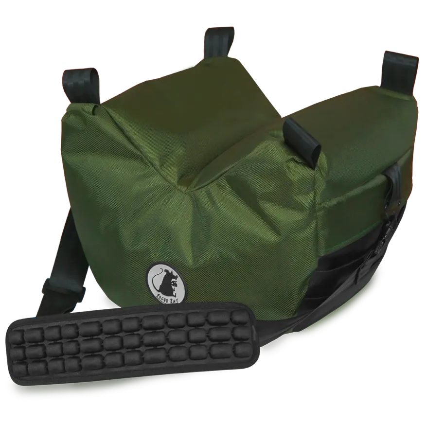 Rat Bag-Large Pro Steady Saddle V3 - Navy Green