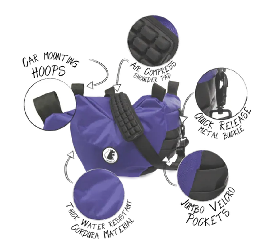 Rat Bag-Medium Pro Steady Saddle V3 - Light Lilac