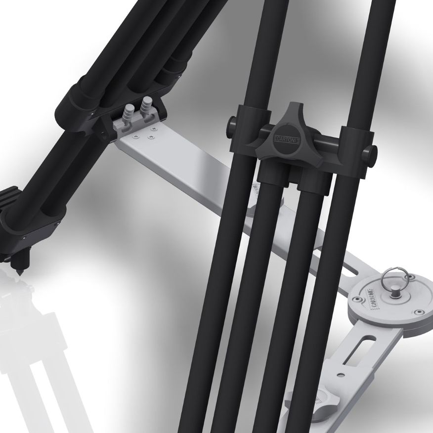  Alu tripod 1 stage 150mm bowl