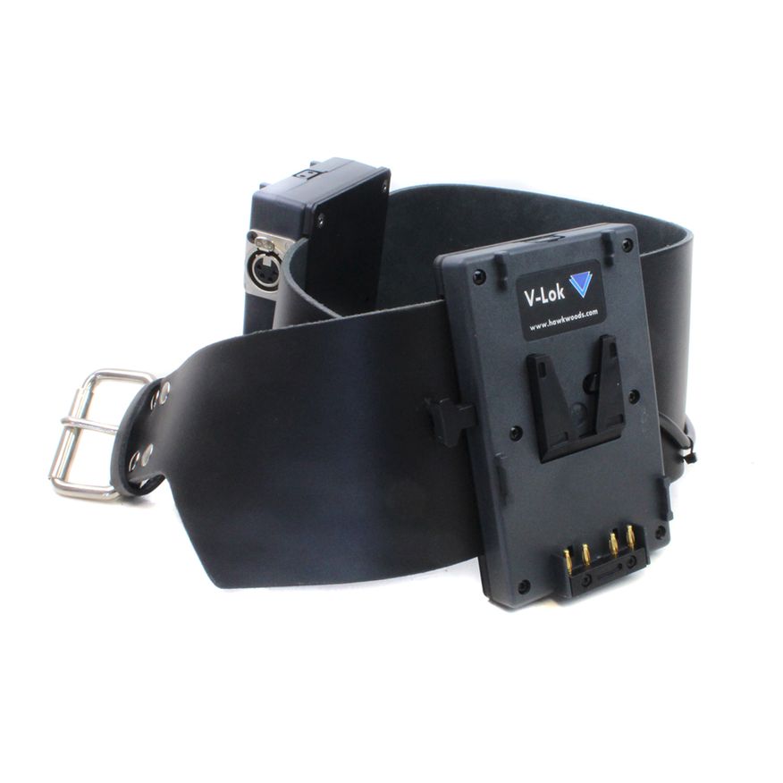 HW Battery Belt Dual Fitting - Dual Parallel XLR4P