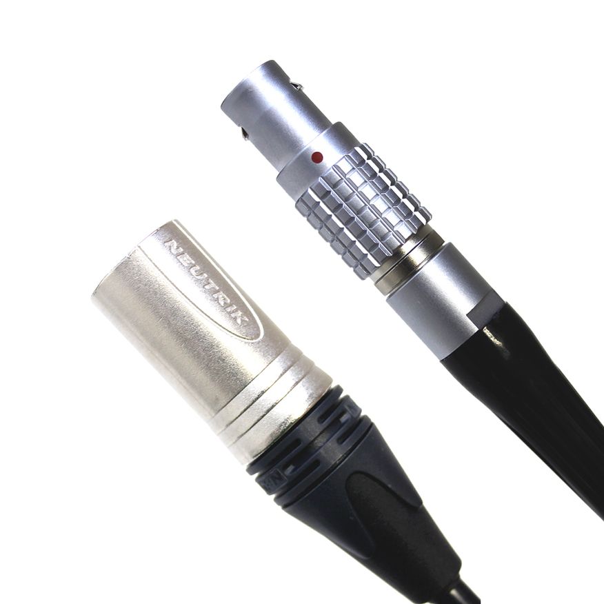 HW XLR 3pin M - Arri Amira, Mini - Lemo 8pin - 3m