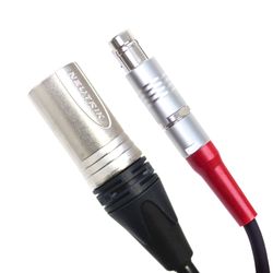 HW XLR 4pin M - Komodo - Lemo 2pin - 30cm