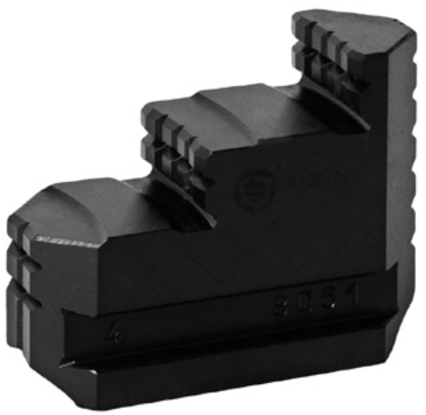 BISON set of hard solid jaws for independent chuck ø315 and ø350 4