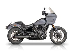  Softail 2 in 1 Full System Exhaust Endcap Revolver Black Ceramic Coated 