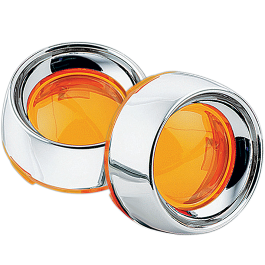 Blinkersglas Dekorring Orange