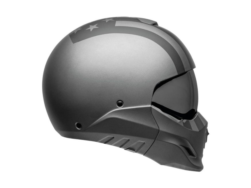 Broozer Modular Helmet Free Ride Matte Gray Black | L