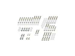  Drivetrain Screw Kits Kit includes screws for Primary Cover, Sprocket Cover, Gearcase Cover, Derby Cover, Timer Cover, Inspection Cover, Anti-Rotation-Plate, Lifterbase, Rockerboxes Raw 