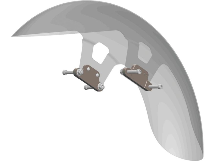  Street-Cut Touring 21" Front Fender Raw 