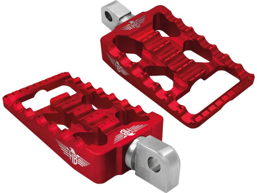  MX V1 Foot Pegs Red Anodized 
