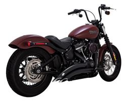 V&H Big Radius 2-2 Softail 2018-upp Svart