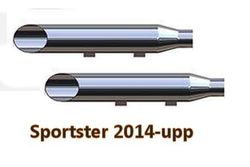 Slip-On Sportster HP-Plus Krom