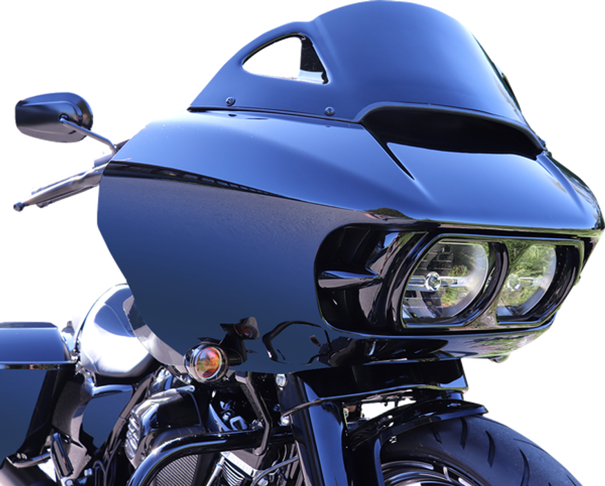  Racing Windshield for Road Glide Gloss Black 