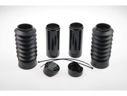 6-Piece Fork Covers Without Cult-Werk Logo Black Gloss Powder Coated 