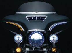 Bat Lashes LED krom H-D Touring