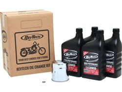  High Performance 4 Qt SAE20W50 Oil Change Kit Chrome Oil Filter 