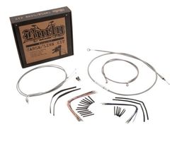 14" Ape Cable Kit Stainless Steel Clear Coat Non-ABS