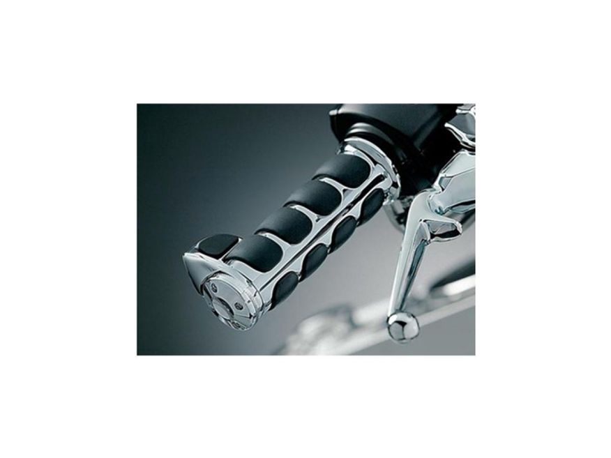 Premium ISO Grips With throttle assist lever Chrome 1