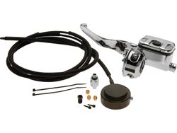  Hydraulic Clutch Conversion Kit With 80" hose Chrome 
